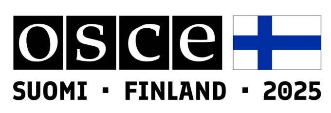 OSCE CiO 2025 Finland logo B&W